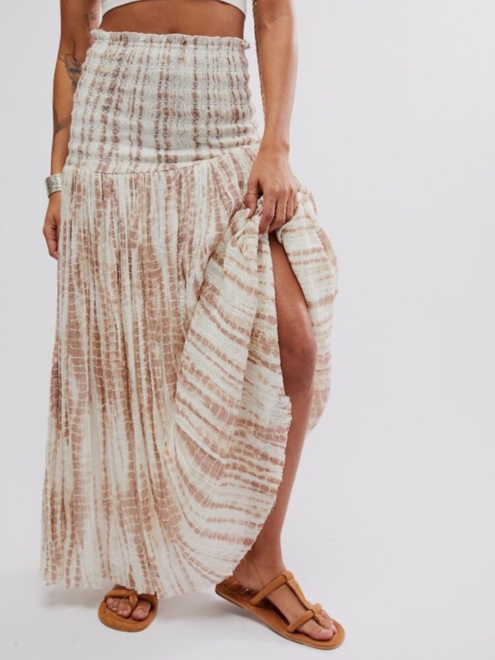 Free People FP One Ravenna Printed Convertible Maxi Skirt/Dress (S) NWT